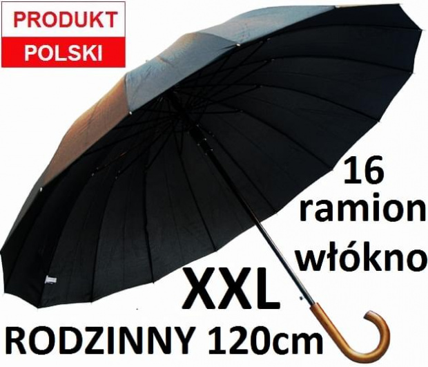 parasol 16 ramion włókno