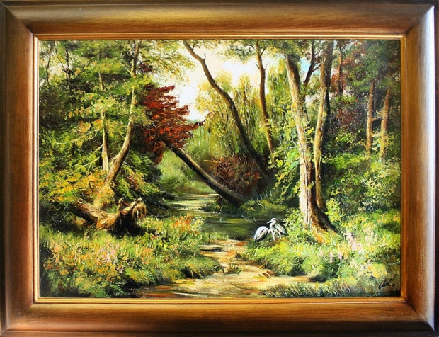 Iwan Iwanowicz Szyszkin-84x63cm-Landschaft-Ölgemälde Handgemalt Leinwand Rahmen Signiert G05451,cena 169e,malowany recznie,http://www.go-bi.pl/produkty/obraz-05451.html